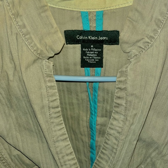 Calvin Kline jeans button up blazer jacket - Picture 2 of 3